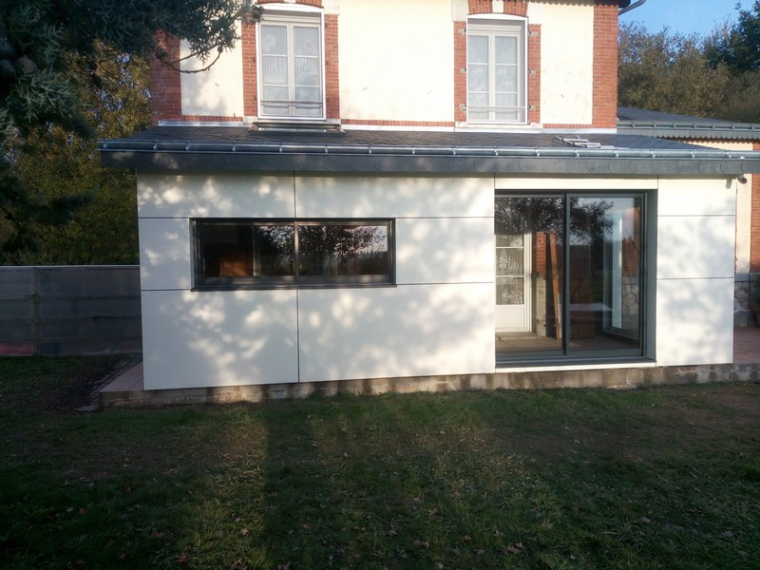 Extension maison bois moderne, Nantes, BS Charpente Bois